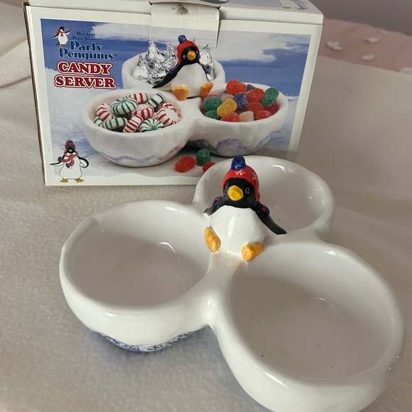 Penguin Candy/Serving Dish 1995 - Picture 1 of 4